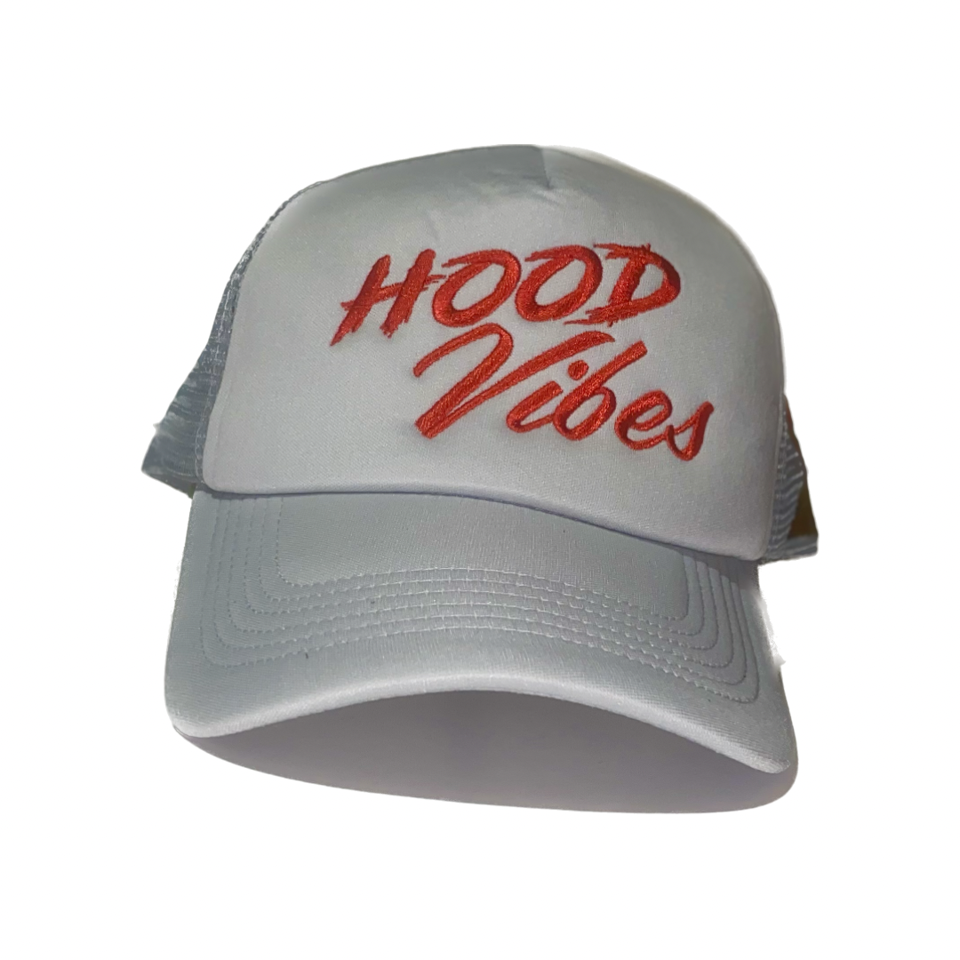 "Hood Vibes" Hat-Grey